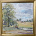 M* HARBORD (20th century) - 'Clumber Park', oil on board, titled, inscribed and dated 1971 (13¾ in x