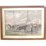 CHARLES HUNT after J. F. Herring Snr. - Ascot Gold Cup 1839, hand-coloured engraving, 20 in x 29