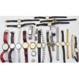 A selection of lady's and gentleman's dress wristwatches (23)