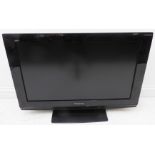 A 31-inch Panasonic 'Viera' flat-screen tv; in good working condition and with remote control