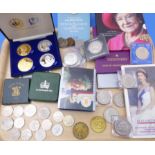 21 GB commemorative crowns, various coins and five reproduction crowns: Crowns: 1951 Festival of