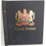 Great Britain stamps in a Davo Album with slipcase; much mint and fine used, strength from late