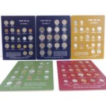 Five Food For All coin sets (late 1960s and early 1970s Food and Agriculture Organisation of the