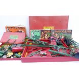 Two mid-20th century Meccano sets (4A and 8 with various instructions)
