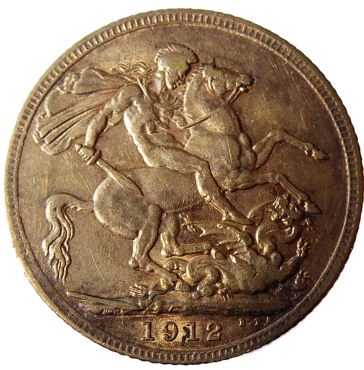 A George V 1912 sovereign - Image 2 of 2