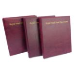 A well-presented set of three Royal Mint First Day Cover albums containing 147 covers (68, 60 and