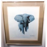 DAVID SHEPHERD, a gilt framed and glazed limited edition (629/850) colour print 'Sketch for painting