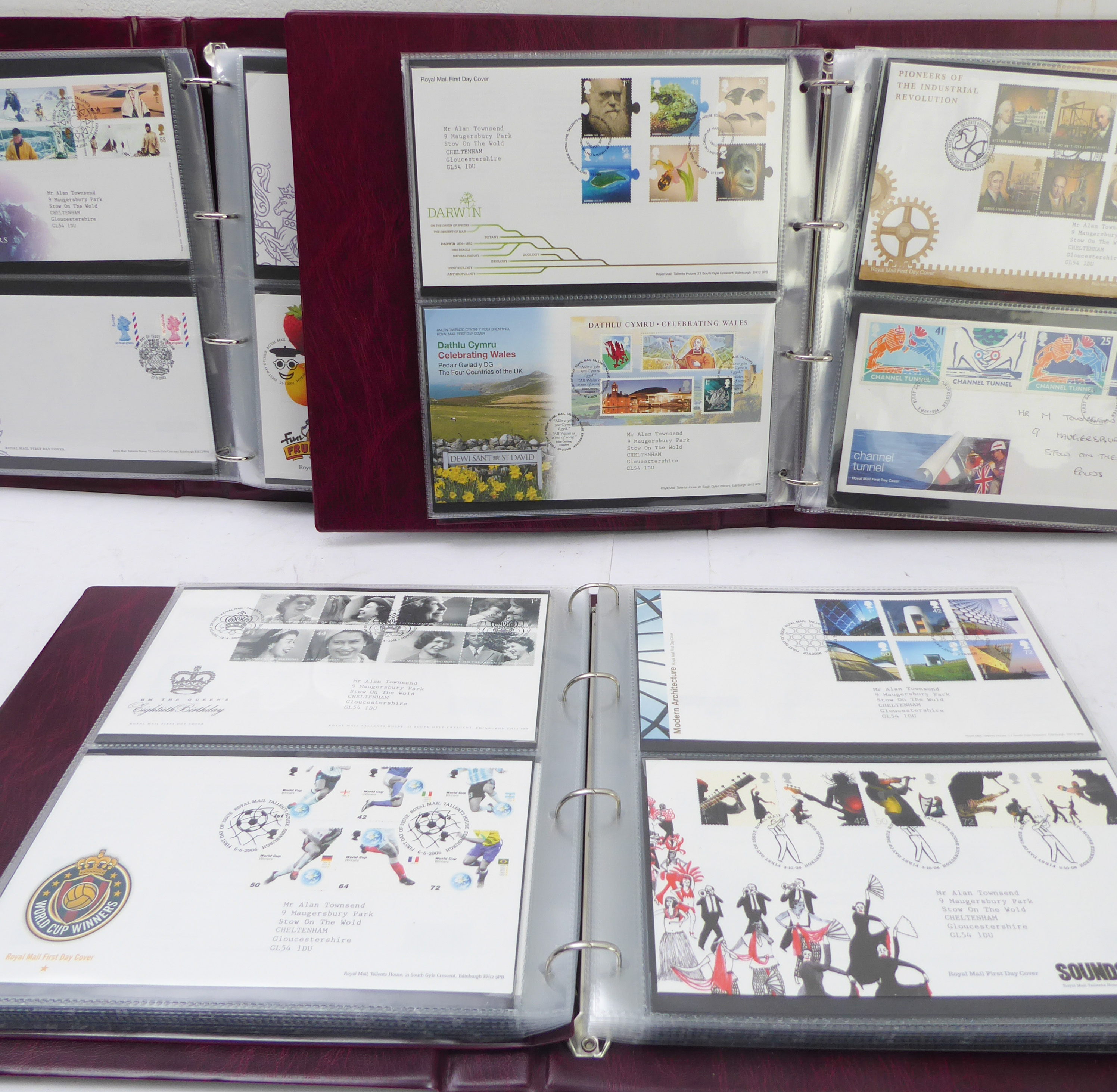 A well-presented set of three Royal Mint First Day Cover albums containing 147 covers (68, 60 and - Image 2 of 2