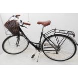 A Viking lady's 'Heritage' style bicycle; 18” steel frame, upright riding position with step-through
