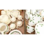 A 12-place Colclough 'Ivy Leaf' tea service and two part tea services by New Hall (Hanley) and