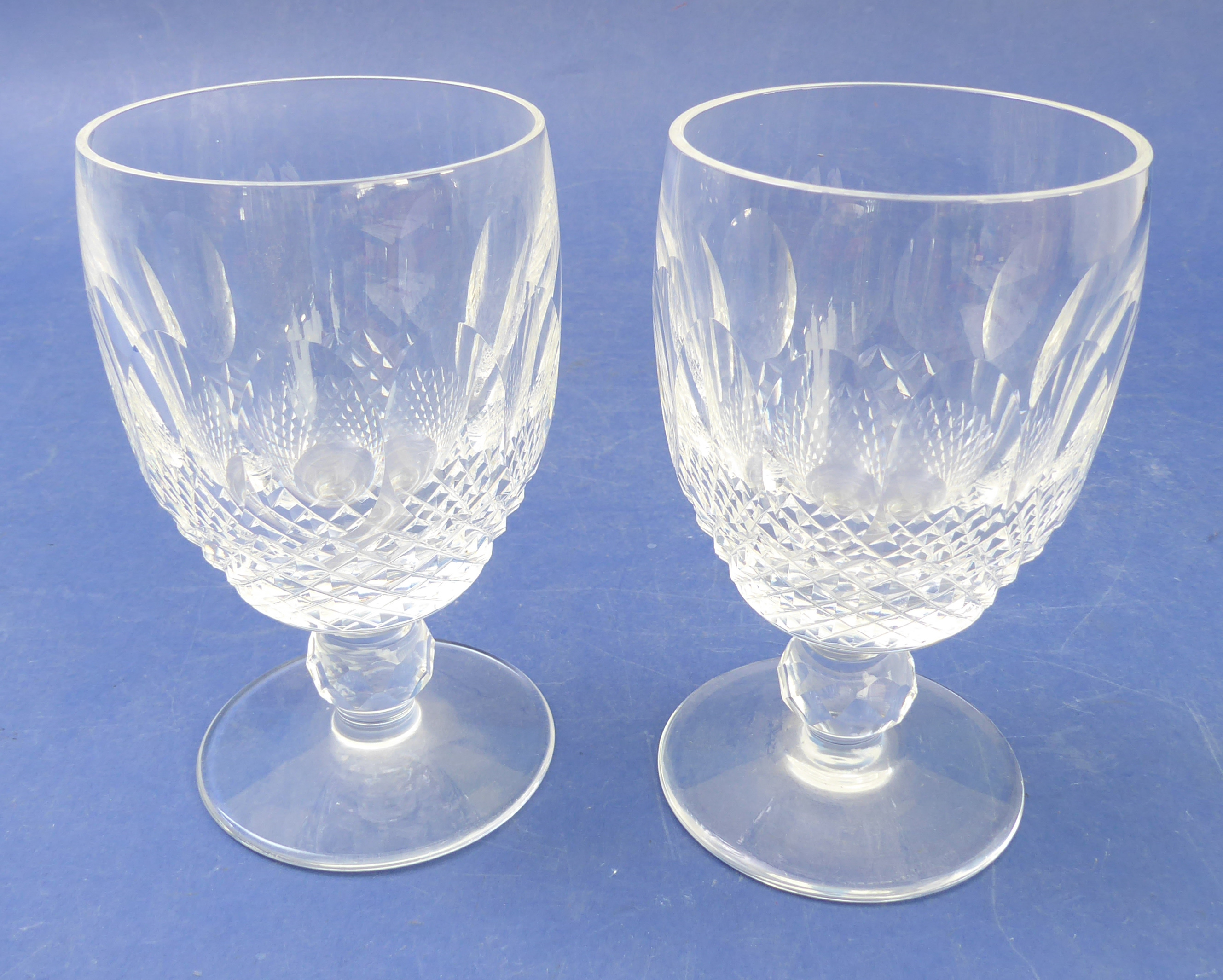 Fine quality glassware to include a hand-cut Spode decanter, a hand-cut mallet-shaped decanter, a - Image 6 of 8