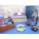 Ceramics to include 4 boxed Wedgwood calendar creamware plates (1974, 1976, 1977 and 1978), a