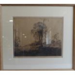 After PENLEIGH BOYD - 'The Clearing', etching, signed and titled in the margin (printed image 7in