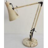 An original Anglepoise lamp circa 1960's, some oxidisation commensurate with age mainly to base,