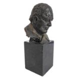 HAMISH MACKIE (b. 1973) - A limited edition (probably 15 / 50) shoulder-length bronze bust of