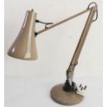 A large 20th century beige-painted Anglepoise lamp