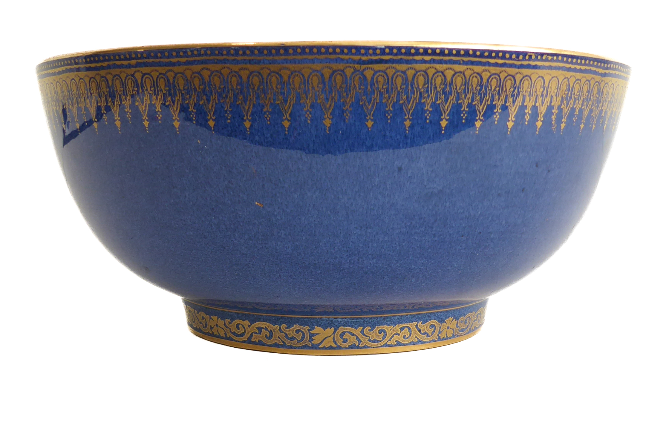 An early 20th century Wedgwood lustreware bowl: the central interior with a gilded floral motif - Image 6 of 6