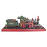 A large and impressive model Milwaukee Road steam engine set on 5 ½ feet of 7 ¼ inch track. The