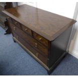 A Stag Minstrel mahogany chest: moulded top above four quarter-width drawers, two full-width drawers