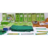 A large selection of Subbuteo table soccer .00 scale; to include various teams such as Celtic,