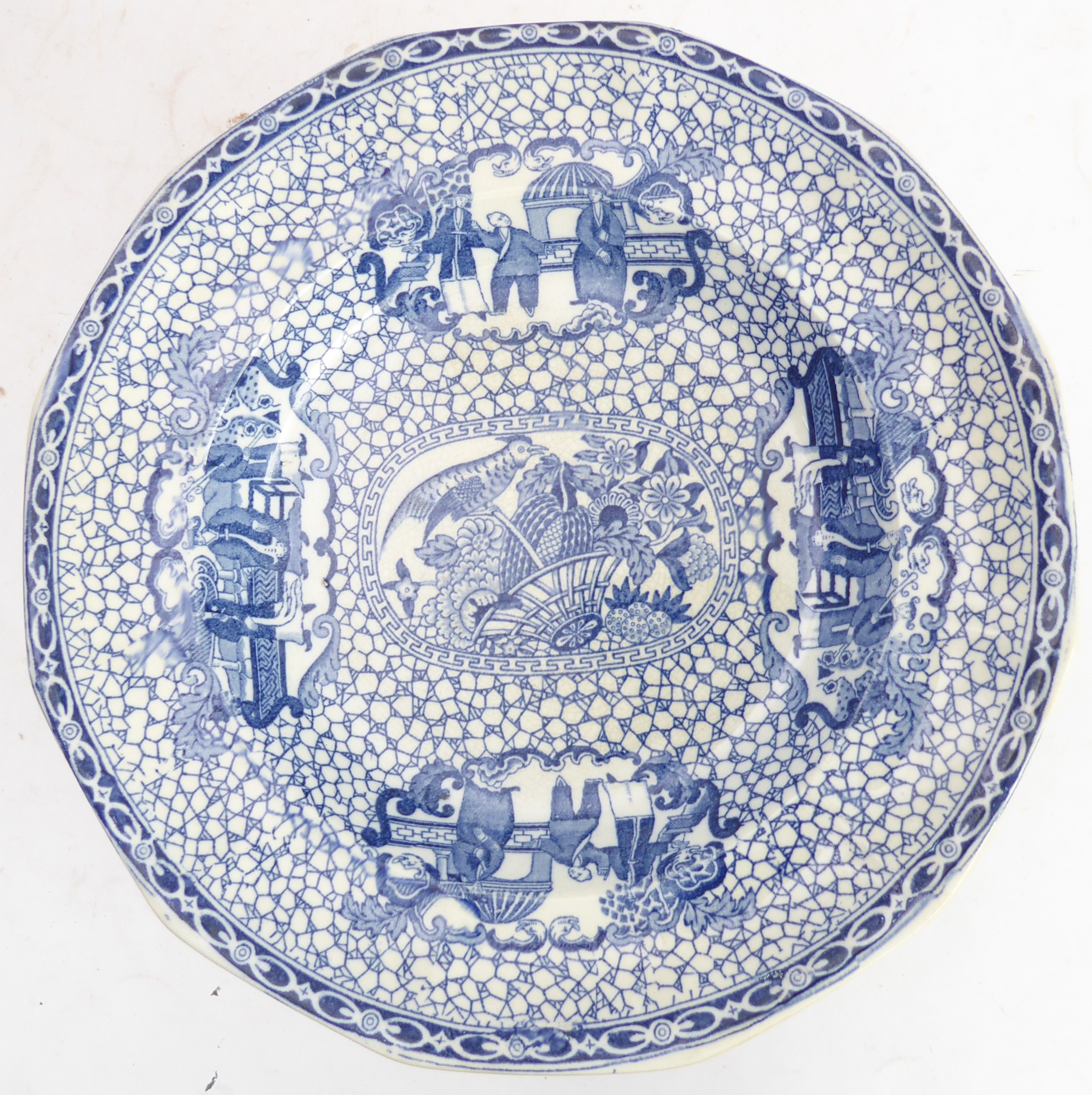 A large and extensive late 19th / early 20th century William Adams dinner service decorated after - Image 3 of 14