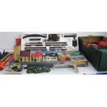 A Hornby Intercity 225 electric train set with paperwork, and a large quantity of accessories to