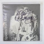 Signed Vinyl 7” Record - David Bowie - Spiders from Mars - 1983 Private pressing  7” EP single