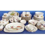 A large selection of Royal Worcester Evesham ware kitchen ceramics (some dated early 1960s) to