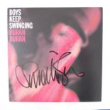 Signed Vinyl 7” Record - Duran Duran - Boys Keep Swinging. 7” single signed by Simon Le Bone.