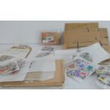 Mint and used stamps from France and Germany, mint used on and off paper, including a few old