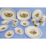 A 120-piece Vista Alegre dinner service: Plates - 21 x 26 cm, 22 x 21.5 cm, 21 x 18 cm and 9 x 14