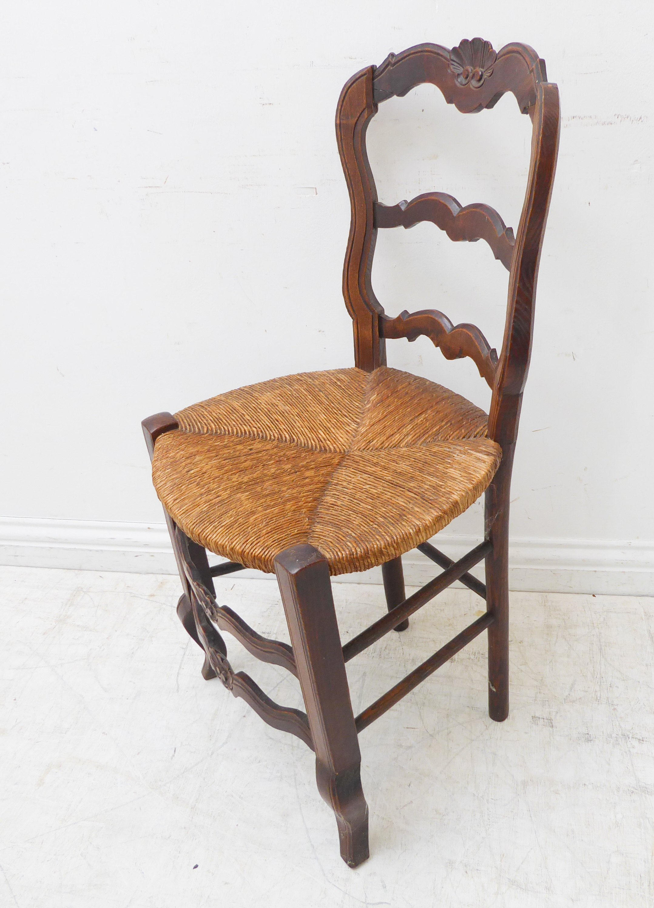 Four varying chairs comprising: an early 19th century Regency period mahogany example with tablet - Image 9 of 12