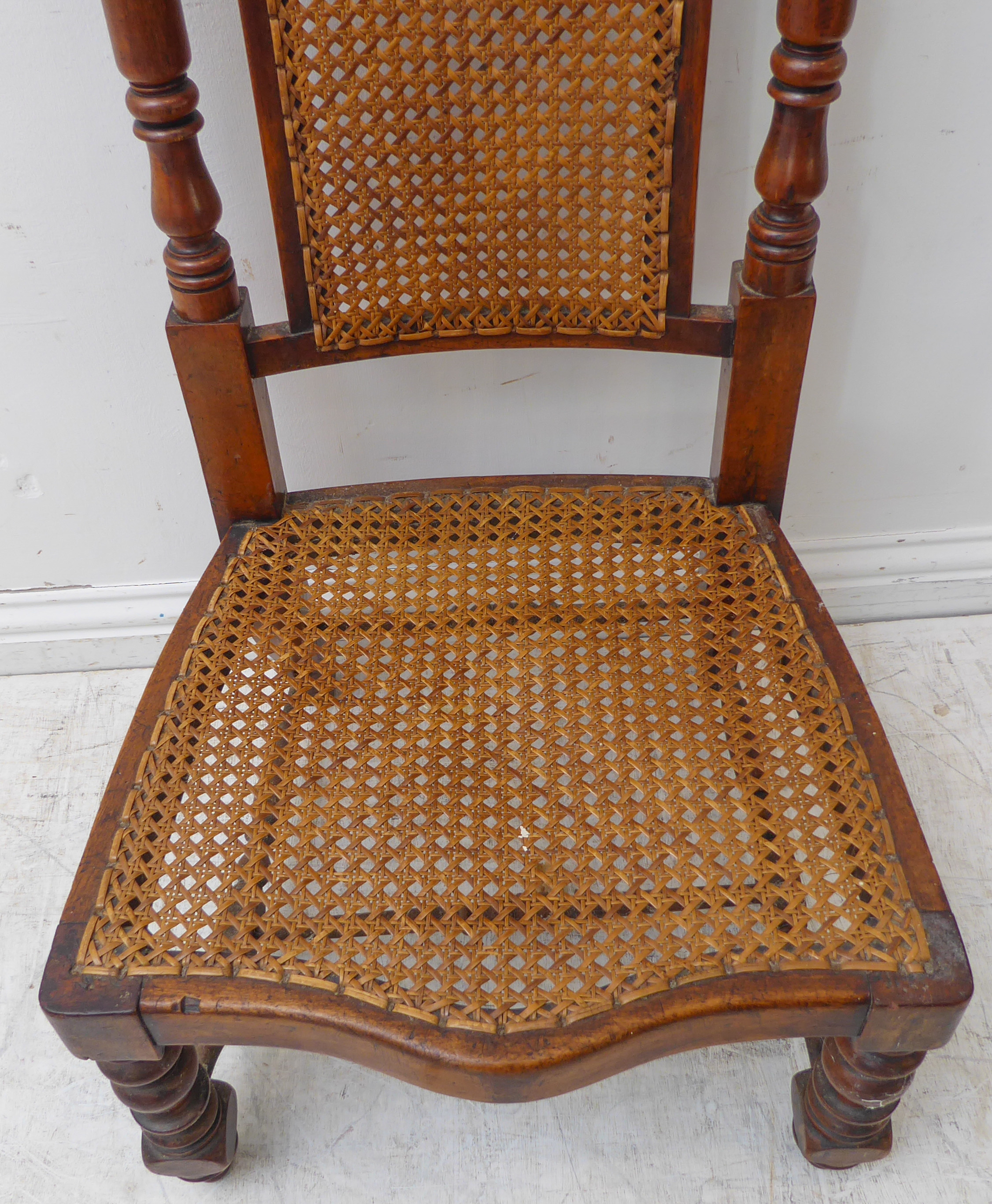 Four varying chairs comprising: an early 19th century Regency period mahogany example with tablet - Image 4 of 12
