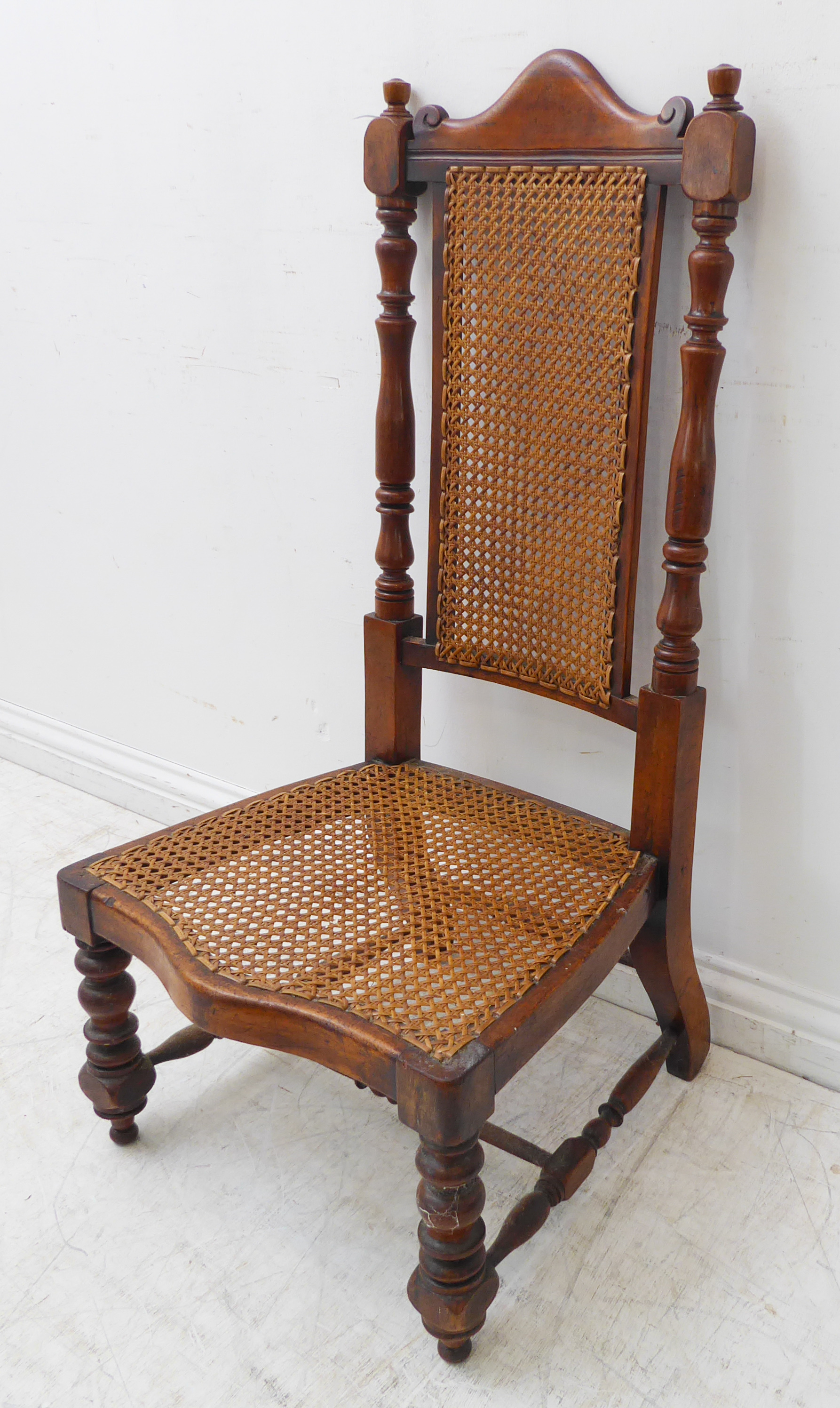 Four varying chairs comprising: an early 19th century Regency period mahogany example with tablet - Image 2 of 12