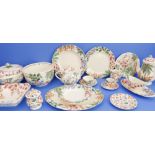 An 81-piece Gien 'Tamarin' dinner service: 7 x 31.5 cm shallow bowls; 7 x 29 cm plates; 10 x 23 cm