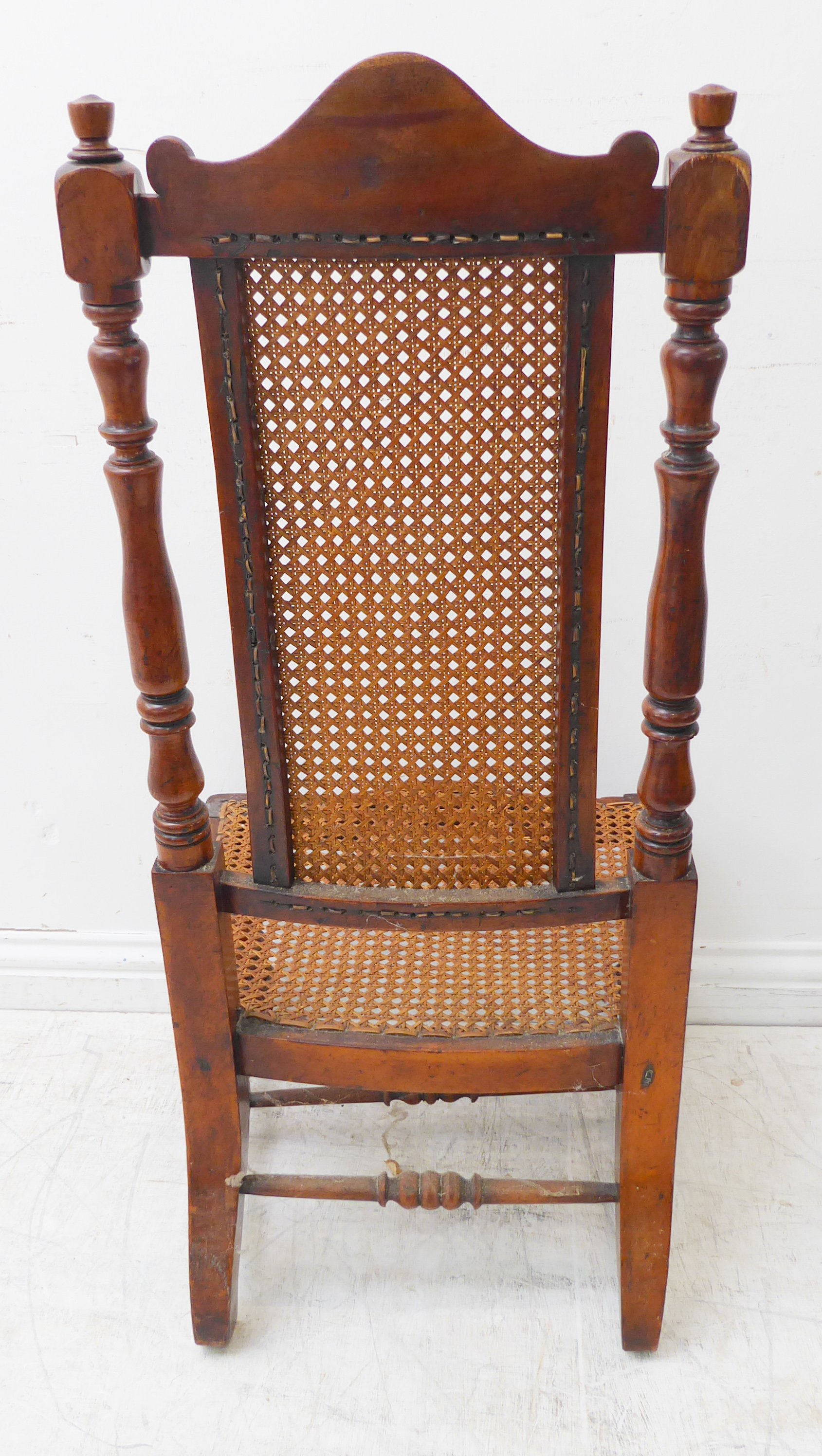 Four varying chairs comprising: an early 19th century Regency period mahogany example with tablet - Image 5 of 12