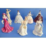 Royal Doulton, Coalport and other fine porcelain figures to include 'The Dream Unfolds', 'Christine'