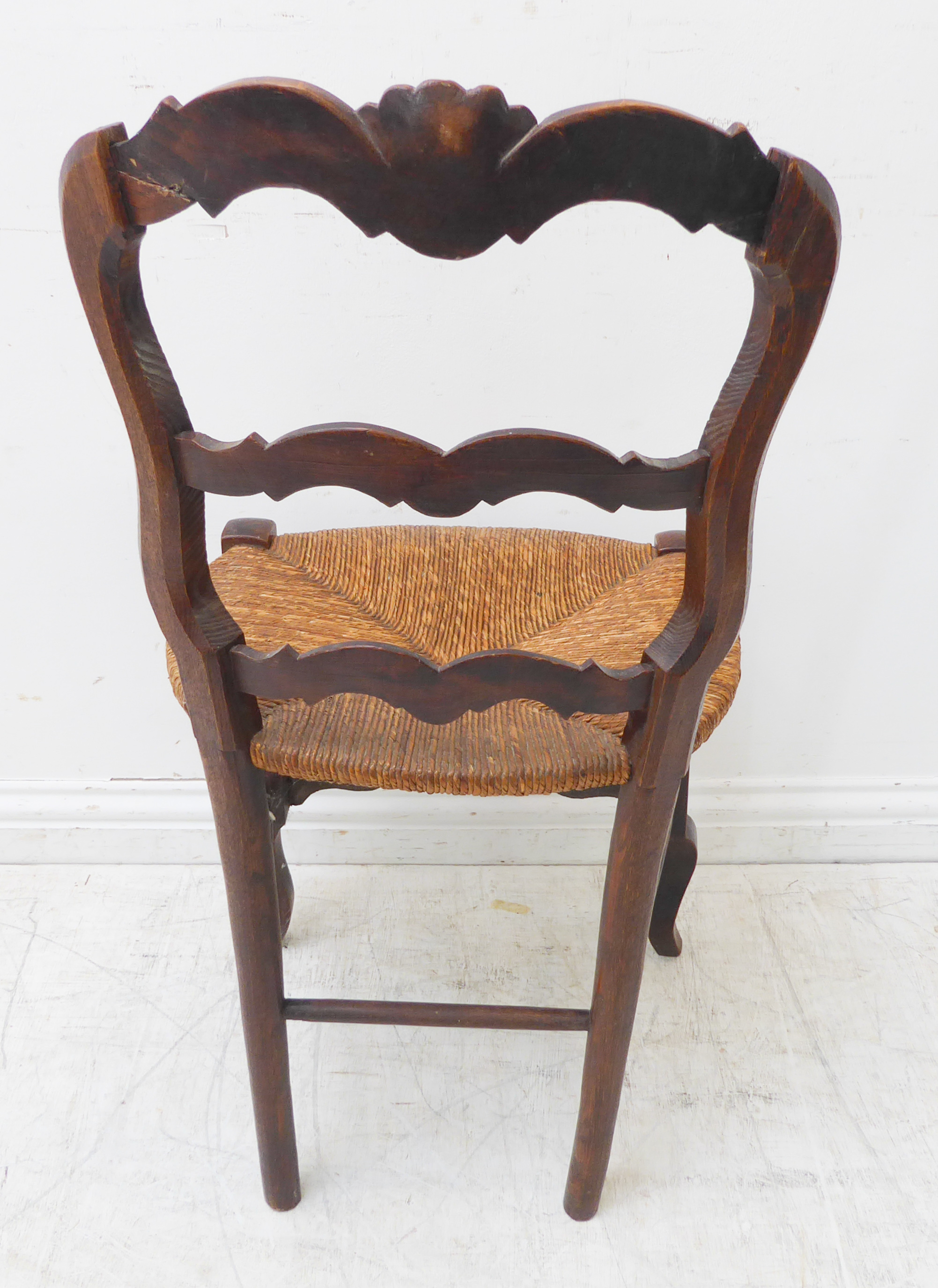 Four varying chairs comprising: an early 19th century Regency period mahogany example with tablet - Image 11 of 12