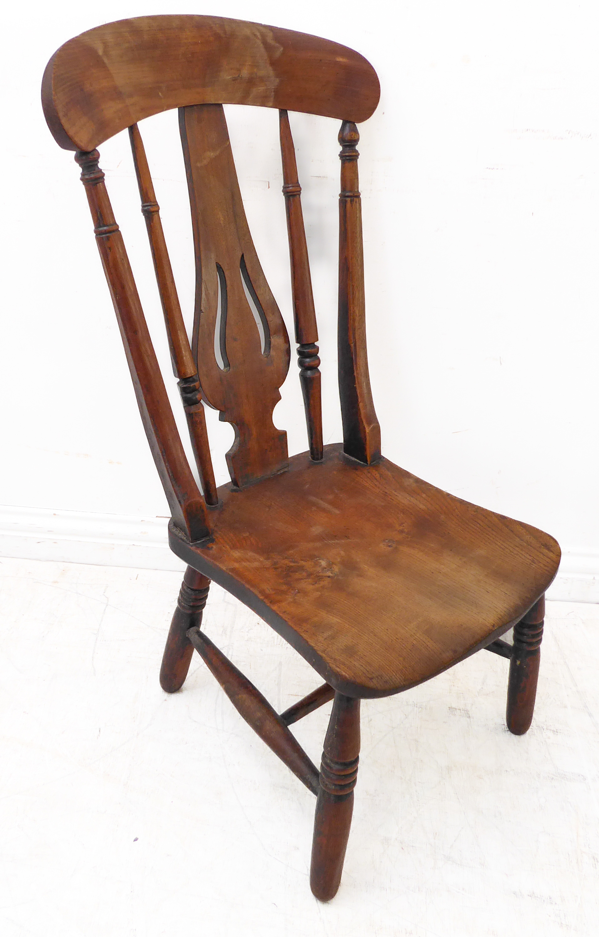 Four varying chairs comprising: an early 19th century Regency period mahogany example with tablet - Image 12 of 12