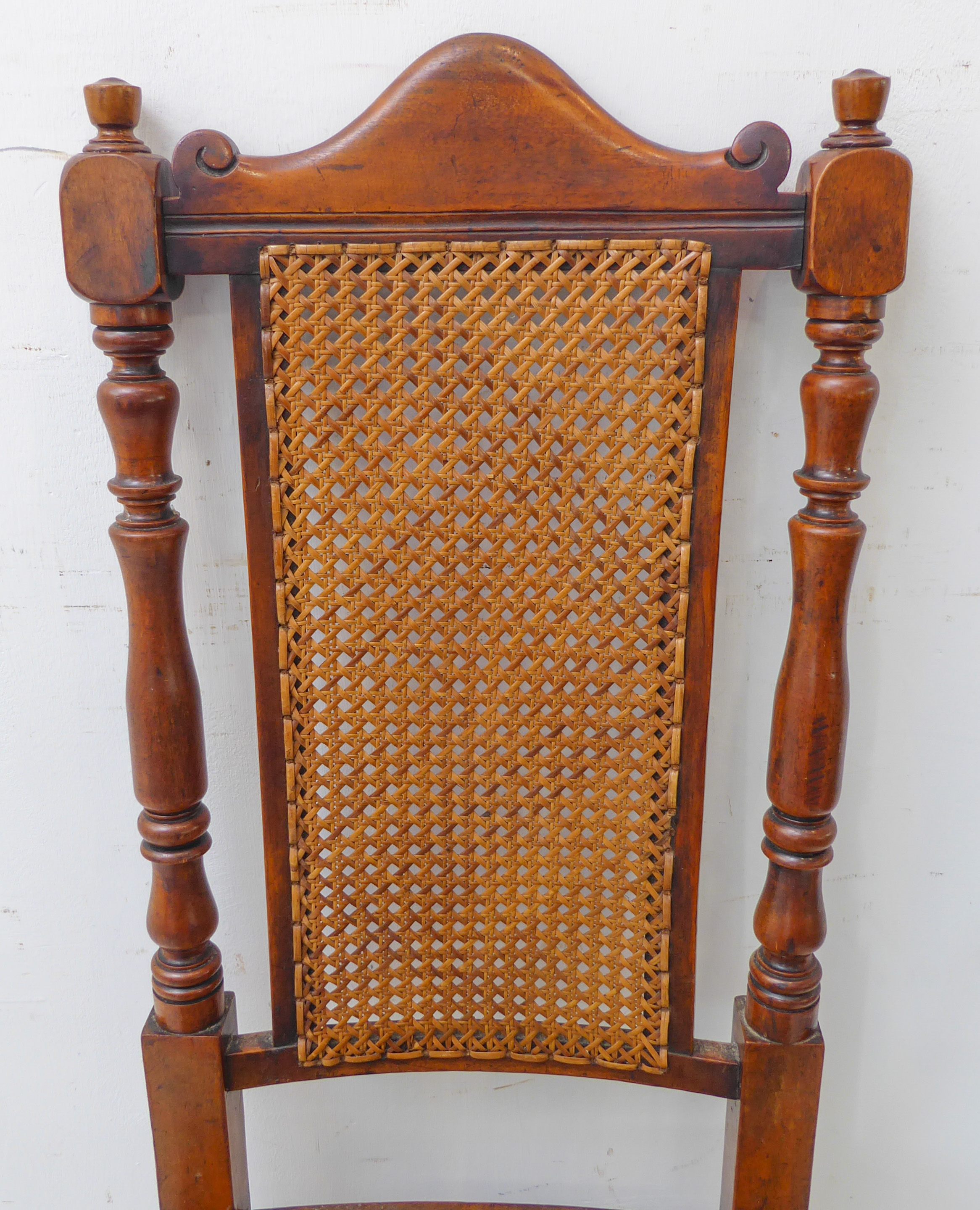 Four varying chairs comprising: an early 19th century Regency period mahogany example with tablet - Image 3 of 12