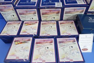 Thirteen boxed Royal Doulton '101 Dalmatians' figures and one limited edition (237 of 2,000) '
