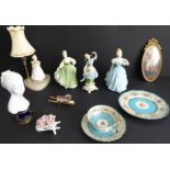 Assorted ceramics to include: Royal Doulton figures 'Fair Lady' (1962) and 'Enchantment' (1958); a
