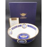 A limited edition (30 of 250) Elgar bowl, produced for the 2009 centenary of the Morgan Motor Co.,