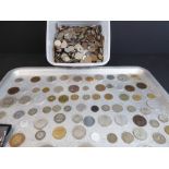 A large and interesting selection of world coinage to include silver and a good quantity of Greek