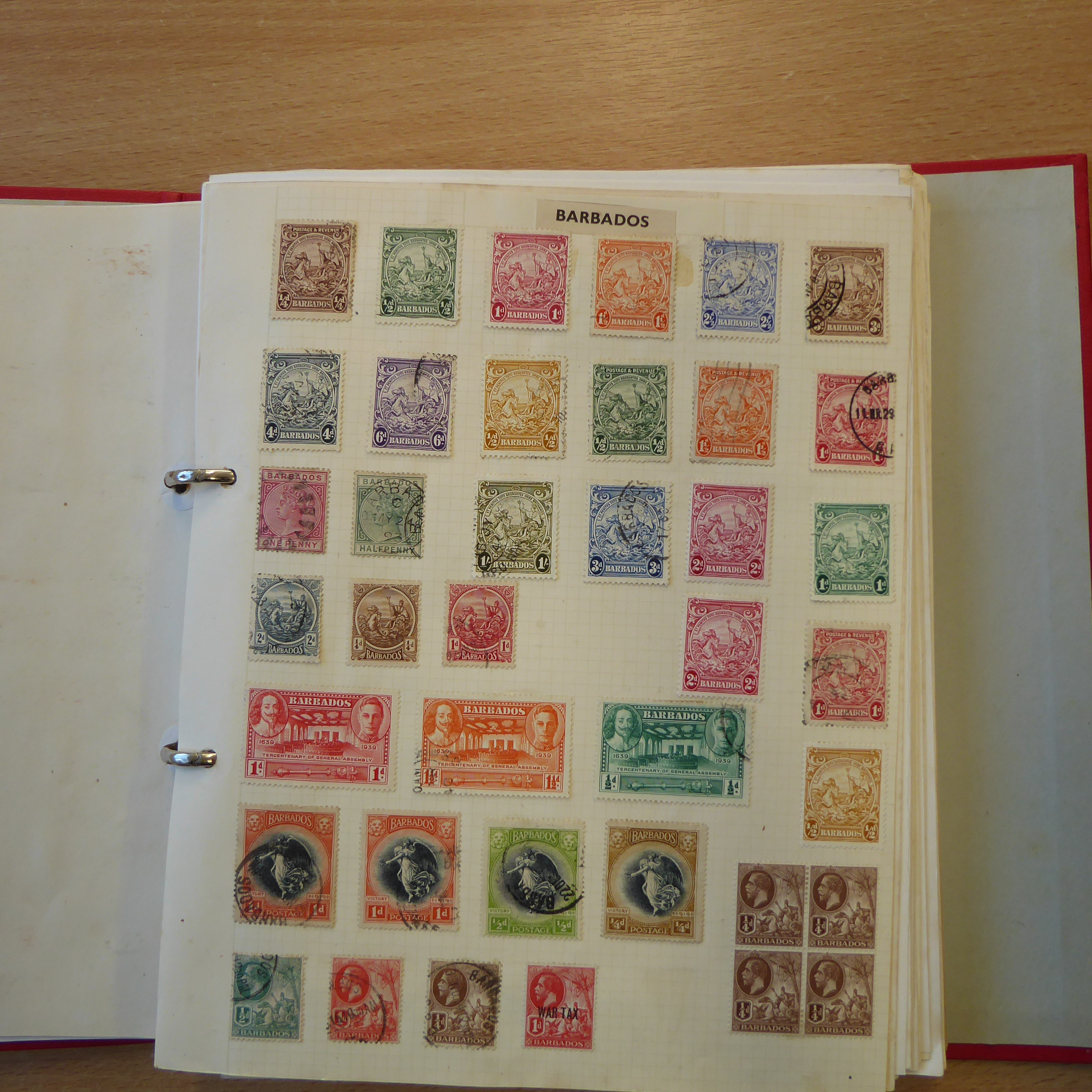 Thirteen albums of world stamps, early to modern - Image 26 of 140