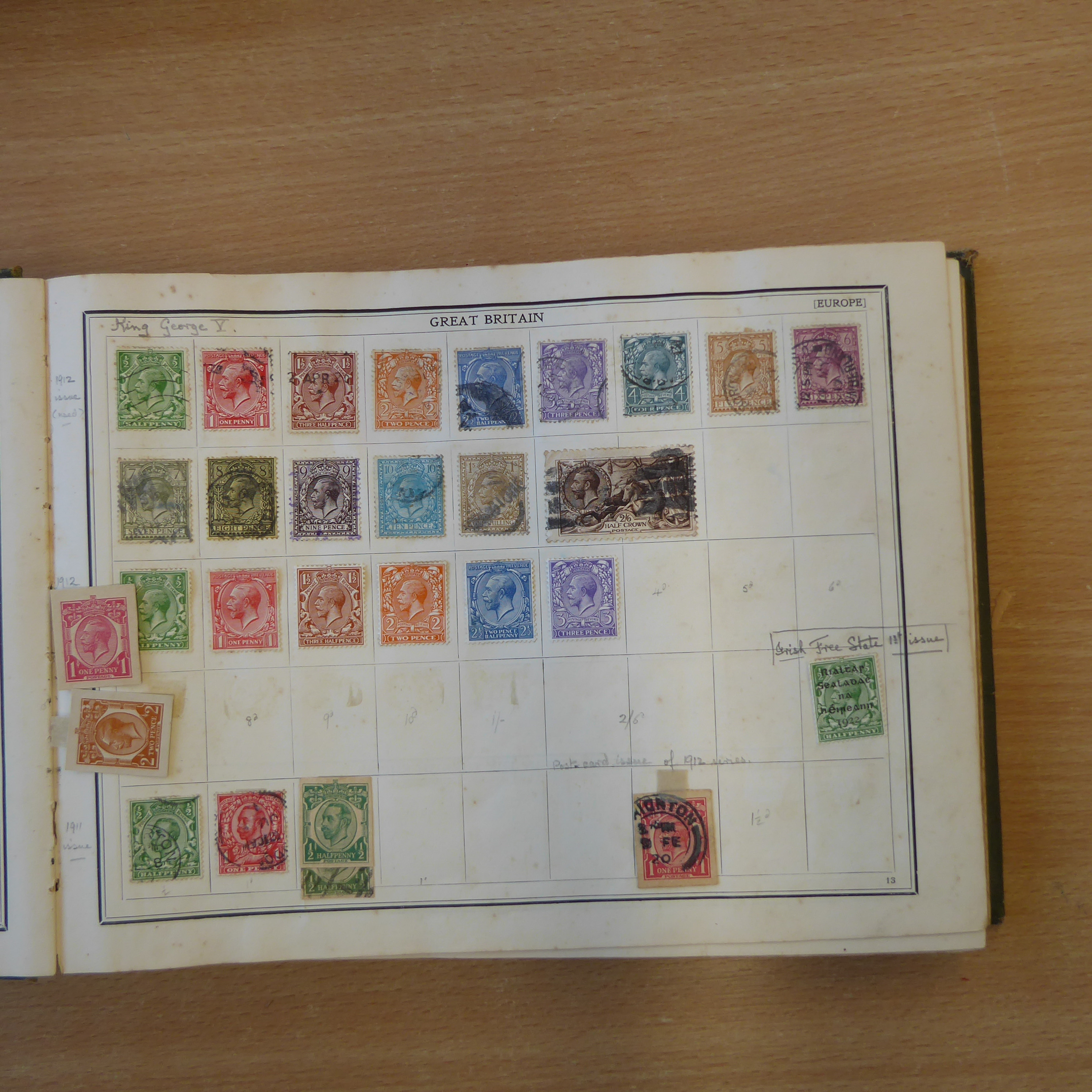 Eight vintage albums, some remaindered world stamps - Image 88 of 109