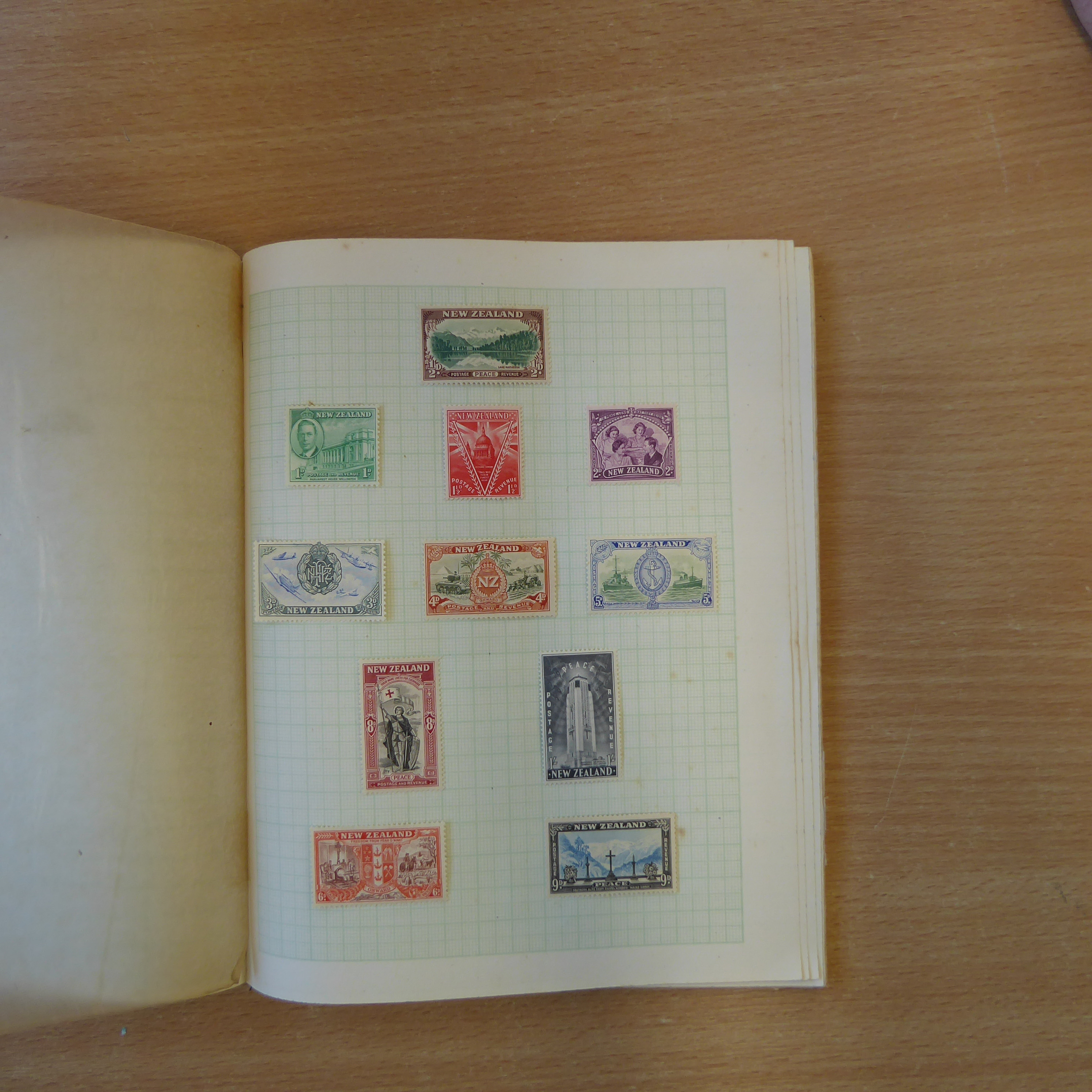 Eight vintage albums, some remaindered world stamps - Image 42 of 109