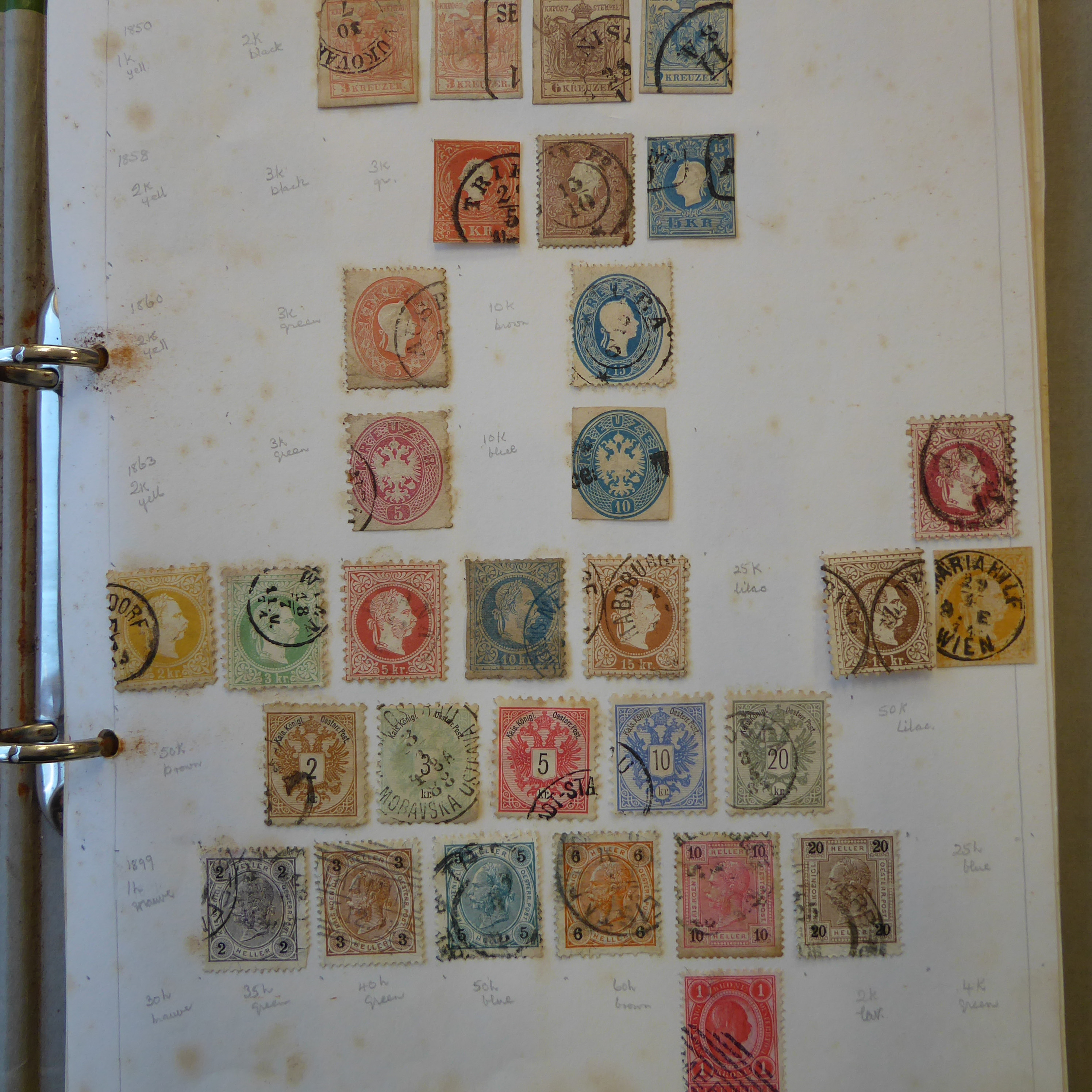 Thirteen albums of world stamps, early to modern - Image 2 of 140