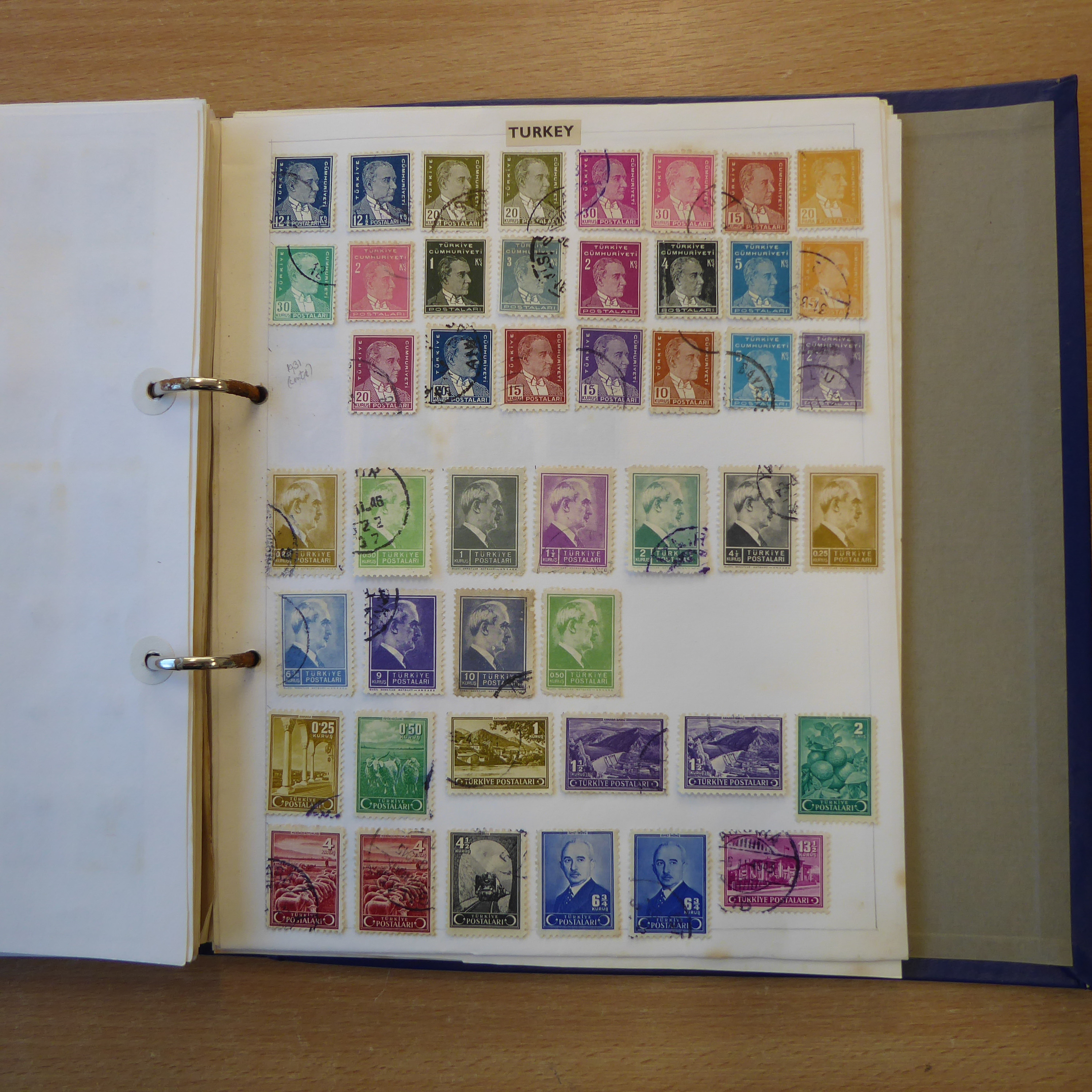 Thirteen albums of world stamps, early to modern - Image 45 of 140
