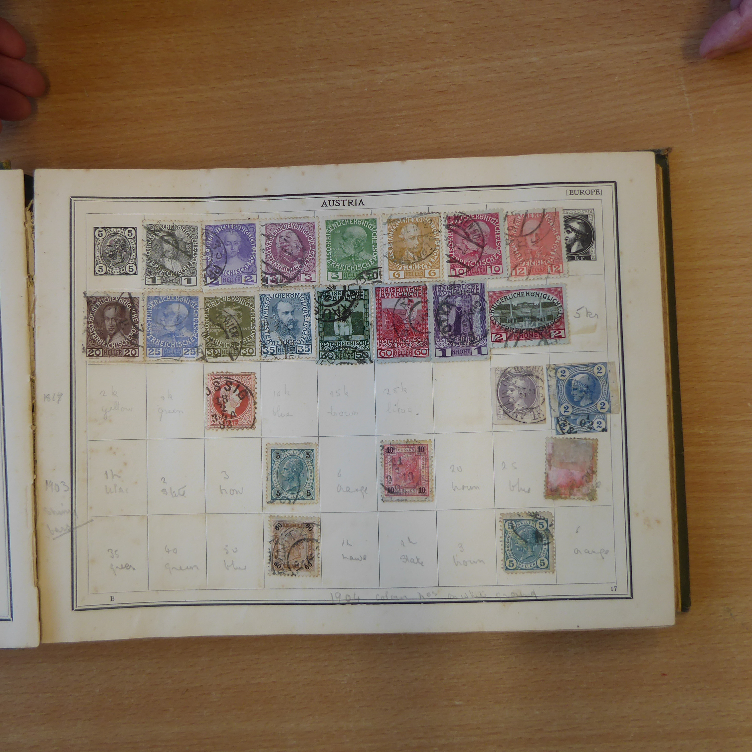 Eight vintage albums, some remaindered world stamps - Image 91 of 109